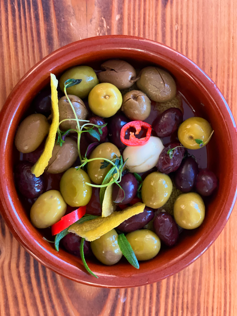 Dine egne marinerede oliven
